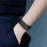 For WHOOP 5.0 LIFE MG Replacement Strap Smart Fitness Solid Color Silicone Wristband - Black - 4