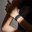 For WHOOP 5.0 LIFE MG Replacement Strap Smart Fitness Solid Color Silicone Wristband - Black - 5
