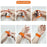 For Samsung Galaxy Watch7 44mm / 40mm Nylon Watch Band 20mm Adjustable Elastic Replacement Strap - Orange - 4