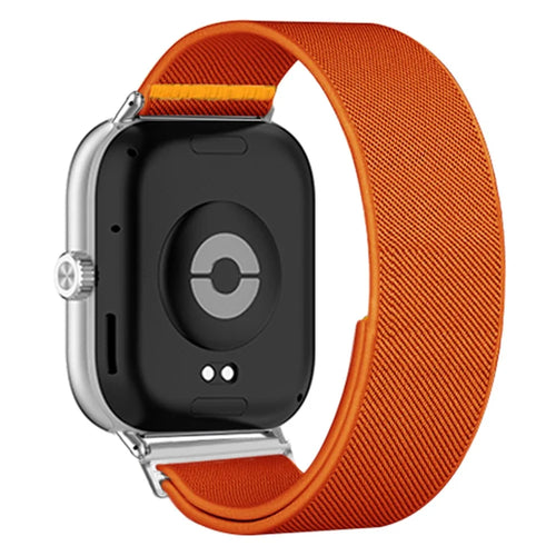 Nylon Watch Band for Huawei Watch Fit 4 Pro / Fit 4 / Fit 3 Adjustable Elastic Replacement Strap - Orange - 1