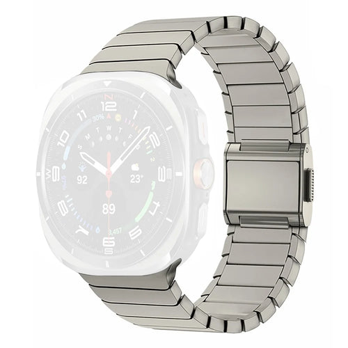 Titanium Alloy Watch Band for Samsung Galaxy Watch8 Classic 46mm / Watch8 44mm / 40mm Wrist Strap - Titanium - 1