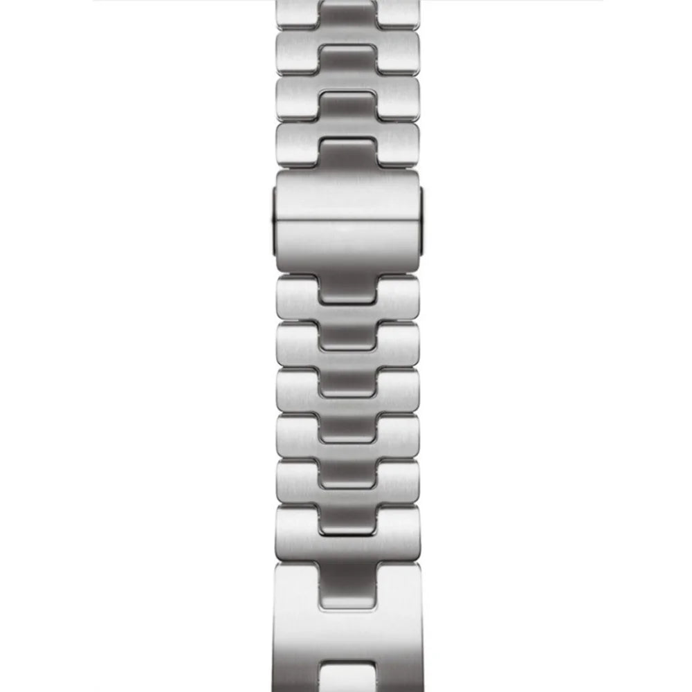 Replacement Strap For Samsung Galaxy Watch8 44mm / 40mm / 8 Classic 46mm H Type Metal Watch Band - Silver - 5