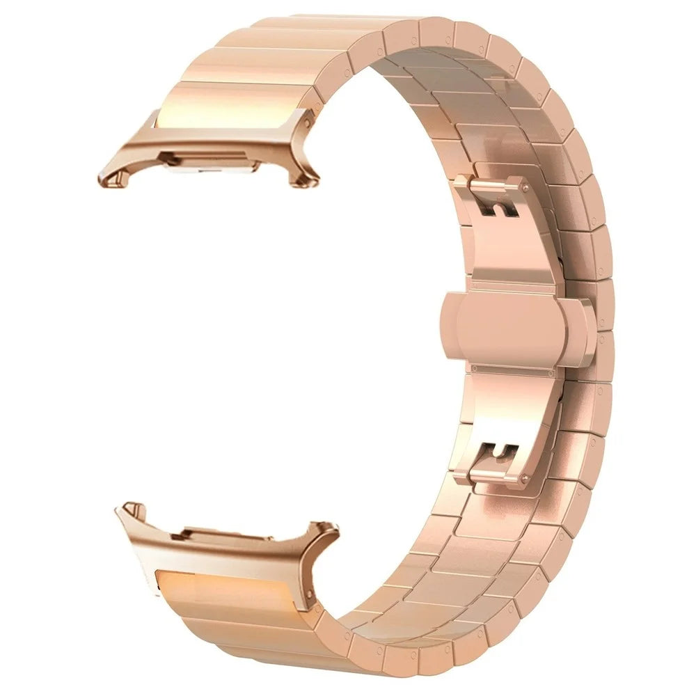 Replacement Strap for Samsung Galaxy Watch Ultra2 47mm / Watch Ultra (2025) 47mm / Watch Ultra 47mm Stainless Steel Watch Band - Rose Gold - 1