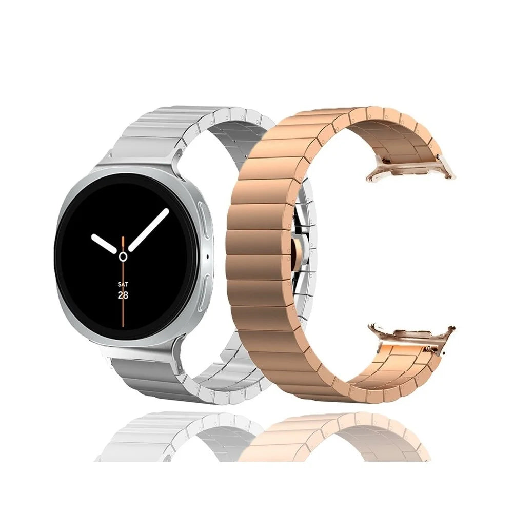 Replacement Strap for Samsung Galaxy Watch Ultra2 47mm / Watch Ultra (2025) 47mm / Watch Ultra 47mm Stainless Steel Watch Band - Rose Gold - 3