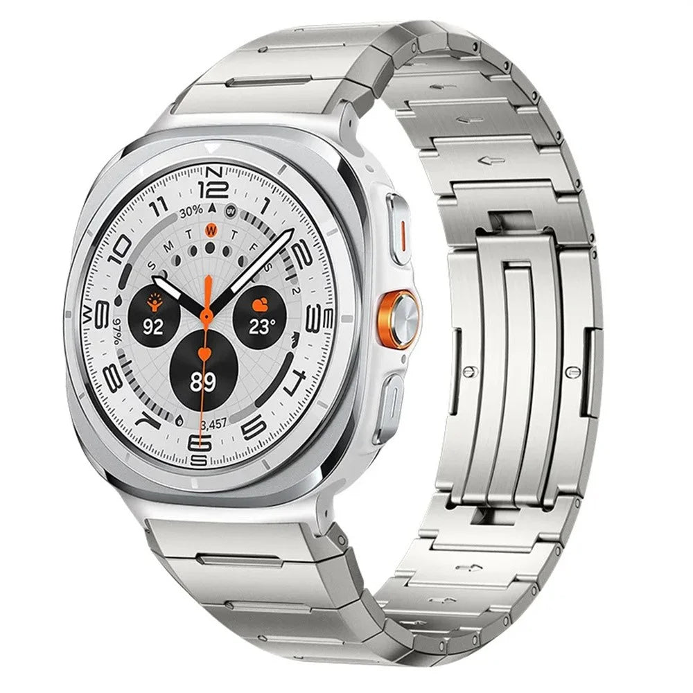 Titanium Alloy Strap for Samsung Galaxy Watch8 Classic 46mm / Watch8 44mm / 40mm Replacement Watch Band - Silver - 2