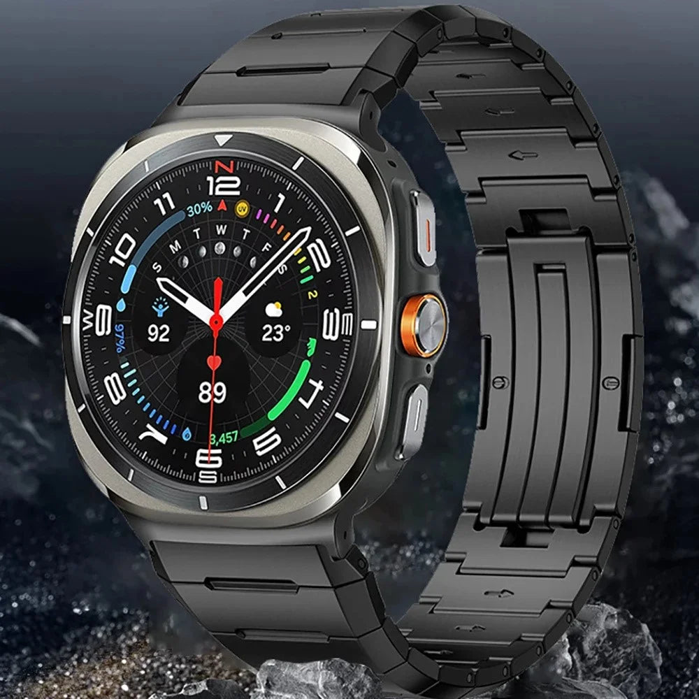 Titanium Alloy Strap for Samsung Galaxy Watch8 Classic 46mm / Watch8 44mm / 40mm Replacement Watch Band - Silver - 6