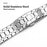 For Samsung Galaxy Watch Ultra2 47mm / Watch Ultra (2025) 47mm / Watch Ultra 47mm Stainless Steel Watch Band with Butterfly Clasp - Silver - 3
