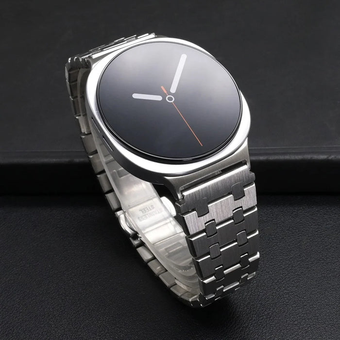 For Samsung Galaxy Watch Ultra2 47mm / Watch Ultra (2025) 47mm / Watch Ultra 47mm Stainless Steel Watch Band with Butterfly Clasp - Silver - 7