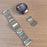 For Huawei Watch 5 42mm Titanium Alloy One-bead Watch Band Quick Release Metal Replacement Strap - Silver - 5