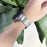 For Huawei Watch 5 46mm Titanium Alloy Watch Band Detachable Curved One-bead Clasp Strap - 3