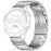 22mm Watch Band For Huawei Watch GT 5 Pro 46mm  /  GT 5 46mm  /  GT 4 46mm Quick Release Buckle 3-Bead Stainless Steel Strap - Silver - 1