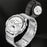 20mm Watch Band For Samsung Galaxy Watch7 44mm  /  40mm  /  Watch6 44mm  /  40mm Quick Release Buckle 3-Bead Stainless Steel Strap - Silver - 5
