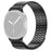 Magnetic Strap for Samsung Galaxy Watch8 44mm  /  40mm  /  Classic 46mm Stainless Steel 7 Beads Watch Band, Black - 1