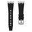 Watch Band For Samsung Galaxy Watch8 44mm  /  40mm  /  Watch8 Classic 46mm Integrated Stainless Steel Buckle Silicone Strap - Silver  /  Black - 2