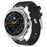 Watch Band For Samsung Galaxy Watch8 44mm  /  40mm  /  Watch8 Classic 46mm Integrated Stainless Steel Buckle Silicone Strap - Silver  /  Black - 3