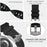 Watch Band For Samsung Galaxy Watch8 44mm  /  40mm  /  Watch8 Classic 46mm Integrated Stainless Steel Buckle Silicone Strap - Silver  /  Black - 4