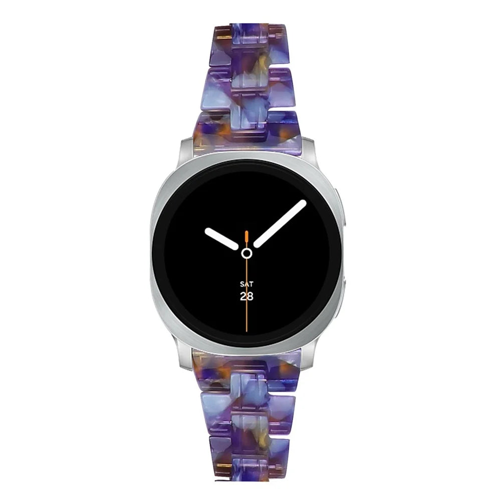 For Samsung Galaxy Watch Ultra2 47mm / Watch Ultra (2025) 47mm / Watch Ultra 47mm Watch Strap Acrylic Resin Waterproof Slim Wrist Band - Blue Ocean - 3