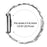 For Xiaomi Smart Band 10 Pro / 9 Pro / 8 Pro / Redmi Watch 6 / 5 / 4 Watch Band 7-Bead D-Shape Rhinestones Decor Silver Stainless Steel Strap - 7