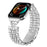 Watch Band for Google Pixel Watch 4 41mm / Watch 3 41mm / Watch 2 / Watch 7-Bead D-Shape Rhinestones Decor Silver Stainless Steel Strap - 3