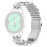 Watch Band for Withings Steel / Misfit Vapor / TicWatch 2 7-Bead D-Shape Rhinestones Decor Silver Stainless Steel Strap - 1