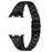 Stainless Steel Electroplating Watch Band for Samsung Galaxy Watch8 Classic 46mm / Watch8 44mm / 40mm Three Bead Slim Wrist Strap - Black - 1