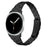 Stainless Steel Electroplating Watch Band for Samsung Galaxy Watch8 Classic 46mm / Watch8 44mm / 40mm Three Bead Slim Wrist Strap - Black - 2