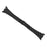 Stainless Steel Electroplating Watch Band for Samsung Galaxy Watch8 Classic 46mm / Watch8 44mm / 40mm Three Bead Slim Wrist Strap - Black - 3