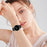 Stainless Steel Electroplating Watch Band for Samsung Galaxy Watch8 Classic 46mm / Watch8 44mm / 40mm Three Bead Slim Wrist Strap - Black - 5