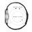 Stainless Steel Electroplating Watch Band for Samsung Galaxy Watch8 Classic 46mm / Watch8 44mm / 40mm Three Bead Slim Wrist Strap - Black - 6