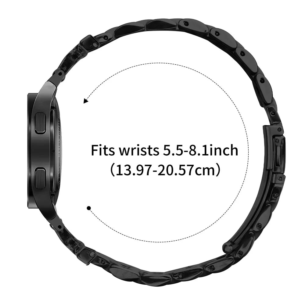 Watch Band for Samsung Galaxy Watch 5 Active / Watch 5 Pro / Watch 5 / Watch4 Active / Watch4 Classic / Watch4 Strap with Quick Release Connector - Black - 7