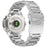 22mm Titanium Alloy Band for Garmin quatix 8 47mm  /  Fenix 7  /  MARQ 2 Captain Quick Release Curved 5-Bead Watch Strap - Silver - 1