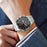 22mm Titanium Alloy Band for Garmin quatix 8 47mm  /  Fenix 7  /  MARQ 2 Captain Quick Release Curved 5-Bead Watch Strap - Silver - 5