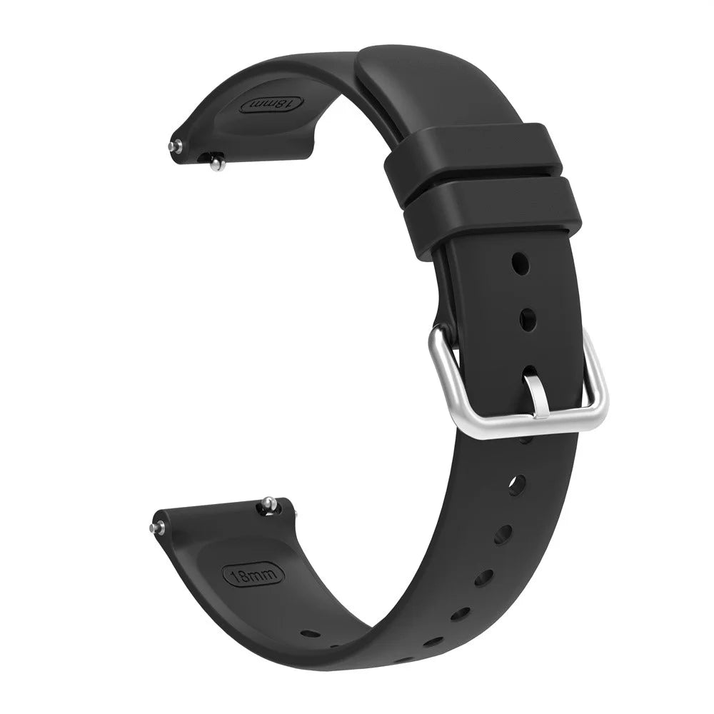 For Xiaomi Watch S4 41mm Band Breathable Silicone Replacement Watch Strap - Black - 1
