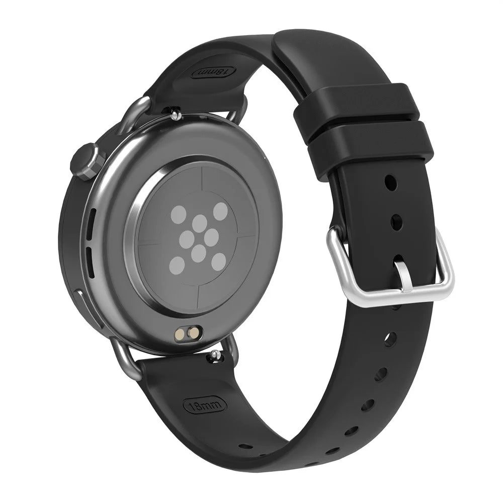 For Xiaomi Watch S4 41mm Band Breathable Silicone Replacement Watch Strap - Black - 3