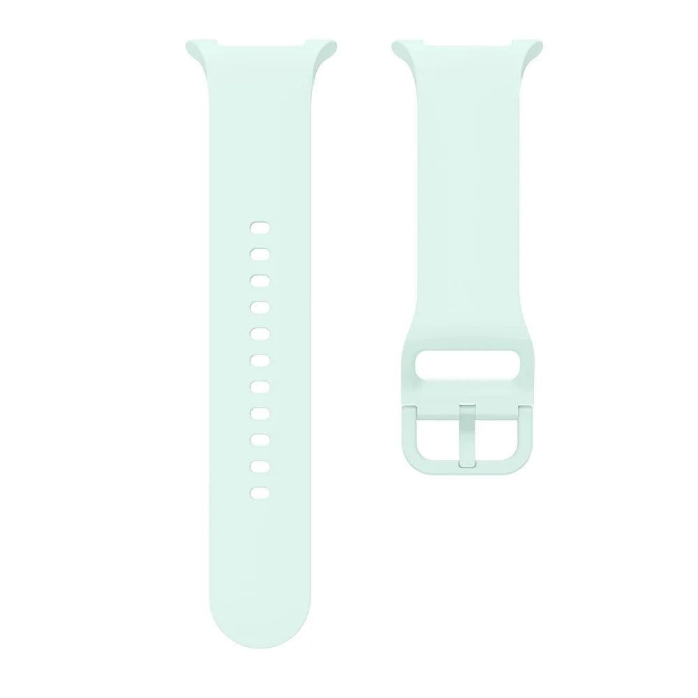 Watch Band For Samsung Galaxy Watch8 40mm 44mm / Watch8 Classic 46mm Soft Silicone Adjustable Strap Replacement - Mint Green - 5