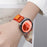 Nylon Watch Band for Samsung Galaxy Watch8 44mm / 40mm / 8 Classic 46mm Loop Design Magic Tape Replacement Strap - White Stripe - 5