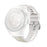 For Huawei Watch 5 42mm Watch Band Microfiber Leather Silicone Adjustable Wrist Strap - White - 1