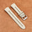 For Huawei Watch 5 42mm Watch Band Microfiber Leather Silicone Adjustable Wrist Strap - White - 3