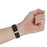 For Huawei Watch 5 42mm Replacement Strap Stripe Pattern Silicone Watch Band - Black - 5