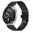 Stainless Steel Watch Band For Samsung Galaxy Watch 46mm Electroplating Strap with X-Shaped Butterfly Clasp - Black - 3