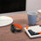 For Garmin Instinct E 40mm / Fenix 8 43mm Watch Band Quick Release Silicone Magnetic Strap - Black  /  Orange - 7