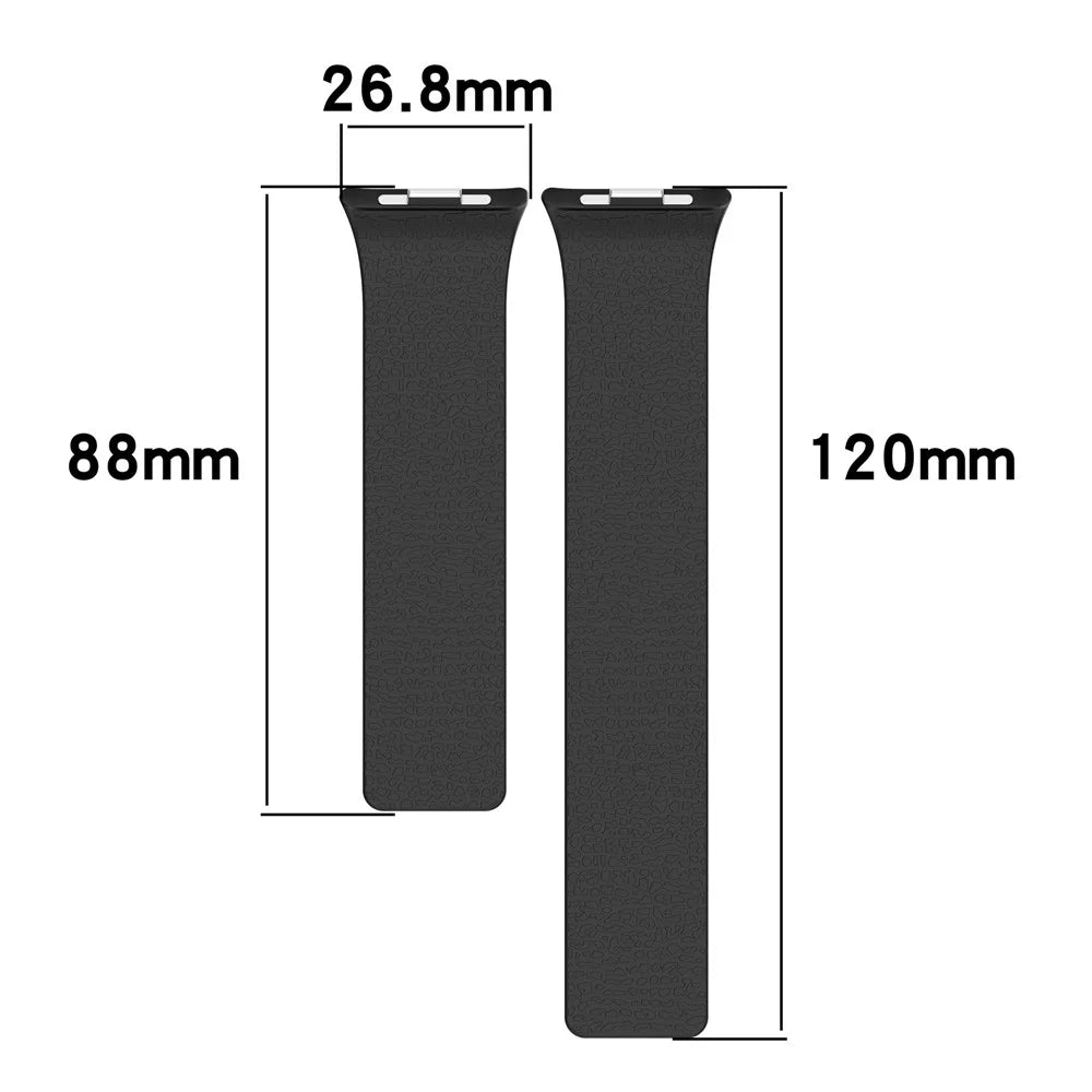 Magnetic Watch Band for Xiaomi Smart Band 10 Pro / 9 Pro / 8 Pro / Redmi Watch 6 / 5 / 4 Litchi Texture Silicone Wrist Strap - Pink  /  Blue - 6