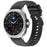 Replacement Strap for Samsung Galaxy Watch8 40mm / 44mm / Watch8 Classic 46mm Silicone + Leather Watch Band - Black - 4