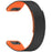 Watch Band For Garmin Fenix 8S / 6S / 6S Pro / 5S / 5S Plus Quick Release Silicone Magnetic Strap - Black  /  Orange - 2