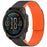 Watch Band For Garmin Fenix 8S / 6S / 6S Pro / 5S / 5S Plus Quick Release Silicone Magnetic Strap - Black  /  Orange - 4