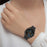 Watch Band For Garmin Fenix 8S / 6S / 6S Pro / 5S / 5S Plus Quick Release Silicone Magnetic Strap - Black  /  Orange - 5