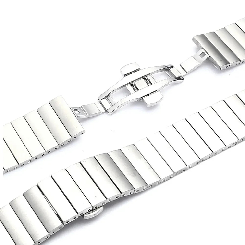 Stainless Steel Watch Band for Xiaomi Smart Band 10 Pro / 9 Pro / 8 Pro / Redmi Watch 6 / 5 / 4 Butterfly Clasp Wrist Strap - Black - 5