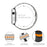 For Huawei Watch Fit 2 Titanium Alloy Watch Strap Adjustable Wristband with Stainless Steel Buckle - Black - 7