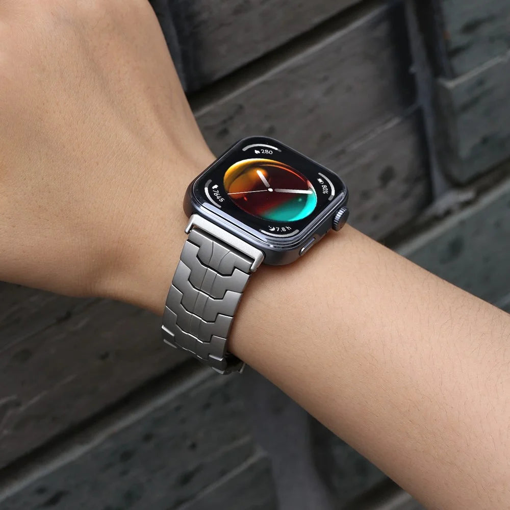 Watch Band For Huawei Watch Fit 3  /  Fit 4  /  Fit 4 Pro Split Butterfly Clasp Stainless Steel Strap - Black - 5