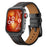 For Huawei Watch Fit 2 Genuine Leather Watch Band Multi-Hole Design Adjustable Strap - Black - 2